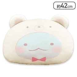 【とかげ】すみっコぐらし おうちでくまカフェ もちもちフェイスクッションXL