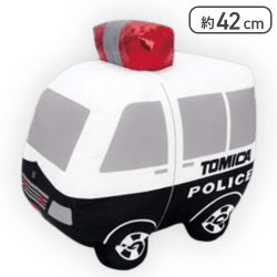 【パトロールカー】トミカ 特大サイズぬいぐるみ-キラキラver.-