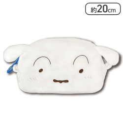 【シロ】クレヨンしんちゃん メガジップポーチ