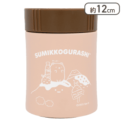 【ピンク】すみっコぐらし ようこそ!たべものおうこく 真空ステンレススープジャー