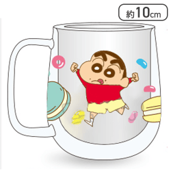 【おかし】クレヨンしんちゃん ダブルウォールグラス2