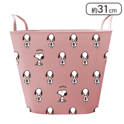 【ブラック&ホワイト】スヌーピー ソフトバスケット2