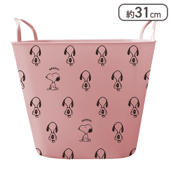 【ブラックライン】スヌーピー ソフトバスケット2