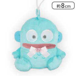 【リボンピンク】ハンギョドン ビジューハートマスコット-ハンギョドン-