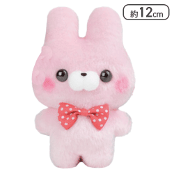 【うさぎさん(ぴんく)】すくっとたっちさん ぬいぐるみ〜おしおしからー〜
