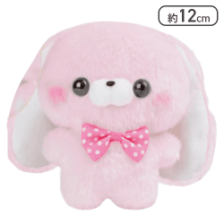 【たれうささん(うすぴんく)】すくっとたっちさん ぬいぐるみ〜おしおしからー〜