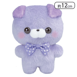 【たれいぬさん(むらさき)】すくっとたっちさん ぬいぐるみ〜おしおしからー〜