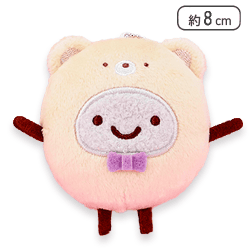 【ほこり】すみっコぐらし おうちでくまカフェ ボールチェーン付きみにっコぬいぐるみ