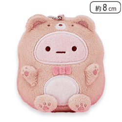 【たぴおか(ピンク)】すみっコぐらし おうちでくまカフェ ボールチェーン付きみにっコぬいぐるみ