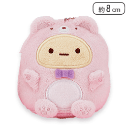 【たぴおか(イエロー)】すみっコぐらし おうちでくまカフェ ボールチェーン付きみにっコぬいぐるみ