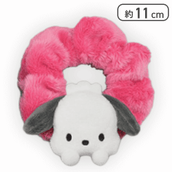 【ピンク】ポチャッコ ぴょこきゅんカラフルシュシュ-ポチャッコ-