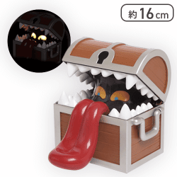 【ひとくいばこ(ブラウン)】ドラゴンクエスト AM 光る貯金箱 ミミック&ひとくいばこ