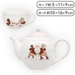 ミッキー&フレンズ 【FDT】バレンタインティーポットセット
