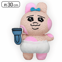 【単品配送不可】【ほぼハゲ】おぱんちゅうさぎ 失敗したら言ってよBIGぬいぐるみ