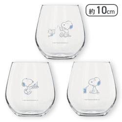 【Aセット】スヌーピー グラス3Pセット