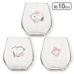 【Bセット】スヌーピー グラス3Pセット