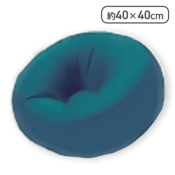 【ブルー】KELLYラウンドクッション3