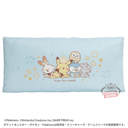 【ブルー】ポケピース スクエアクッション