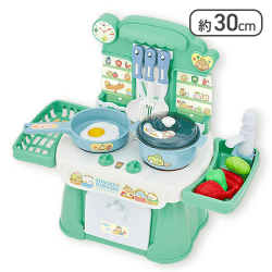【グリーン】すみっコぐらし ようこそ!たべもの王国 光る!鳴る!おままごとキッチンセット