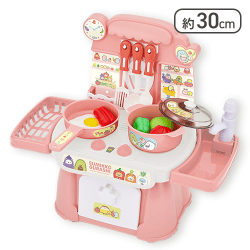 【ピンク】すみっコぐらし ようこそ!たべもの王国 光る!鳴る!おままごとキッチンセット