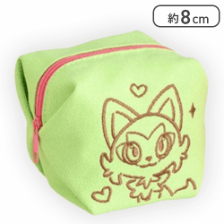 【ニャオハ】ポケットモンスター キューブ型プチポーチ