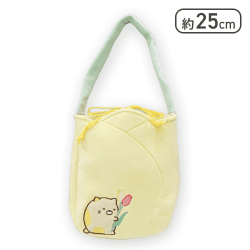 【ねこ】すみっコぐらし ざっそうとようせいのお花畑 チューリップバッグ