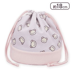 【コリラックマ】リラックマ NEW BASIC RILAKKUMA 巾着ポーチ