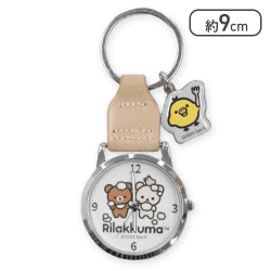 【コリラックマ&チャイロイコグマ】リラックマ NEW BASIC RILAKKUMA チャーム付きミニ時計