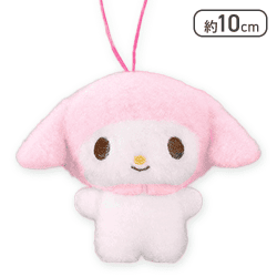 【マイメロディ】サンリオキャラクターズ ふわもこワッペンマスコット1