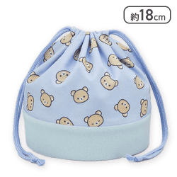 【リラックマ】リラックマ NEW BASIC RILAKKUMA 巾着ポーチ