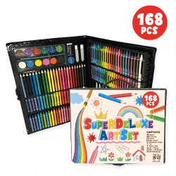 【ブラック】スーパーデラックスアートセット168P