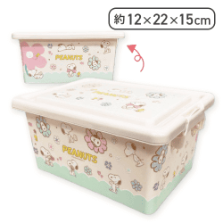【ピンク】スヌーピー収納ボックス