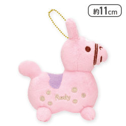 【単品配送不可】【ピンク】RODY マスコットキーホルダー パステルカラーver.