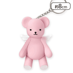 【くまピンク】カードキャプターさくら クリアカード編 立体ラバーストラップ