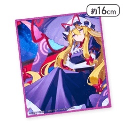 【八雲紫】東方Project 描き下ろしアクリル色紙