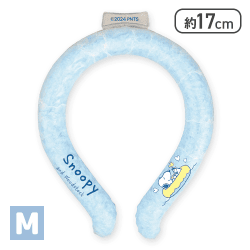 【ライトブルーM】スヌーピー ネッククーラーリング