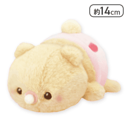 【単品配送不可】【ちぃ(ブラウン)】べびべあ ぬいぐるみ