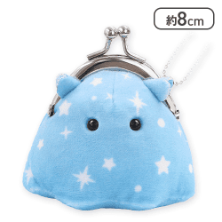 【単品配送不可】【ブルーハワイ】ゆらめきカラーメンダコがまぐちマスコットBC