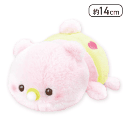 【単品配送不可】【ぴぃ(ピンク)】べびべあ ぬいぐるみ