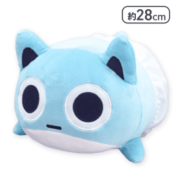 【まがお】ブルーハムハム ベビーハムハムねそべりBIGぬいぐるみ