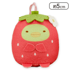 【ぺんぎん?】すみっコぐらし いちごフェア いちごになりきりちびマスコット