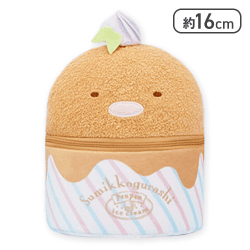 【とんかつ】すみっコぐらし ぺんぺんアイスクリーム とろ〜りカップアイス型ぬいぐるみポーチ
