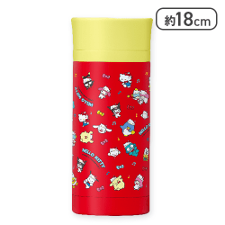 【レッド】ハローキティ 50thパーティータイム!ステンレスボトル