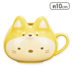 【ねこ】すみっコぐらし こいぬといぬごっこ フェイス型マグカップ