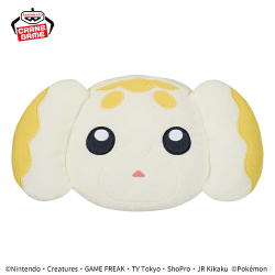 【パピモッチ】ポケットモンスター 大きい顔型ぬいぐるみポーチ-ピカチュウ・パモ・パピモッチ-