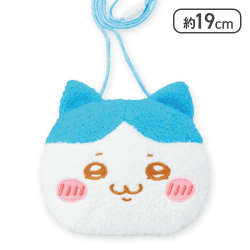 【ハチワレ】ちいかわ ふわふわフェイスポシェット