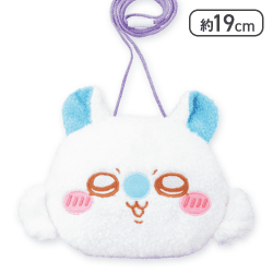 【モモンガ】ちいかわ ふわふわフェイスポシェット