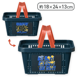 【ミッキー&ドナルド(ブルー)】ドナルドダック ミニメッシュカゴ