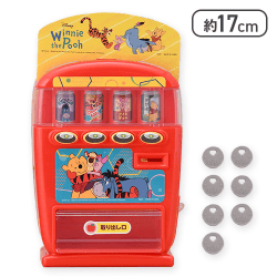 【レッド】くまのプーさん プラチナムザッカおもちゃジュース販売機