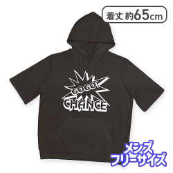 【単品配送不可】【センタープリントデザイン】JUGGLER 5分袖パーカー